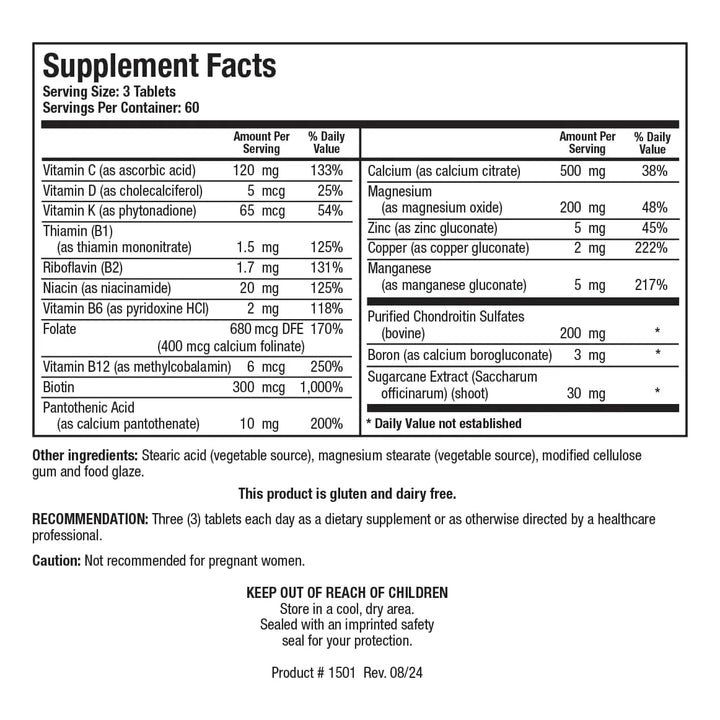 Apoyo Salud Ósea Vitamina K Magnesio Calcio Envejecimiento S - Imagen 2
