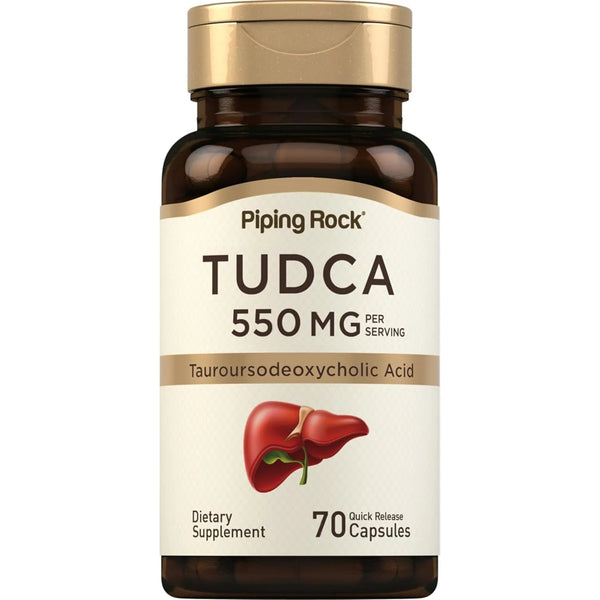 Capsulas De Acido Taursodesoxicolico 550mg 70 Unidades Apoyo Hepatico Natural