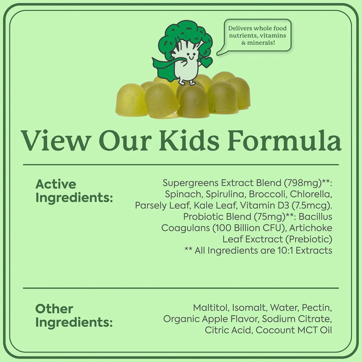 Cápsulas Wondergreens Super Vegetales Para Niños 30 Unidades - Imagen 9