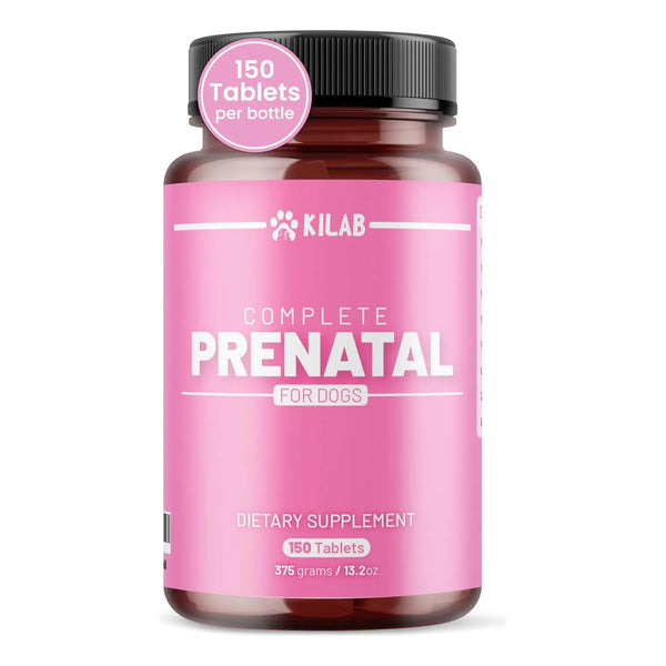Suplemento Prenatal Para Perras 150 Tabletas Con Hierro DHA Probióticos