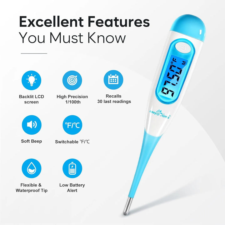 Termometro Basal Digital Easy Home Con Pantalla Lcd - Imagen 2