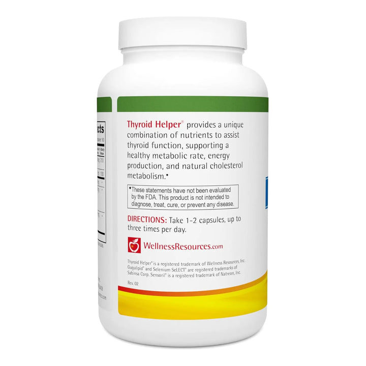 Ayudante Natural Para Tiroides Metabolismo Energía 180 Cápsu - Imagen 7