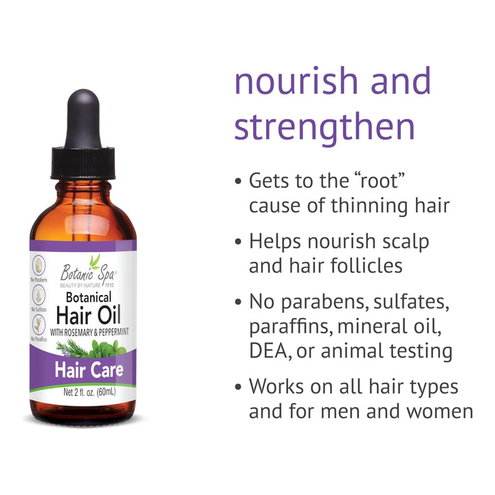 Aceite Botánico Nutritivo Para Cabello Con Romero Y Menta 60 - Imagen 3