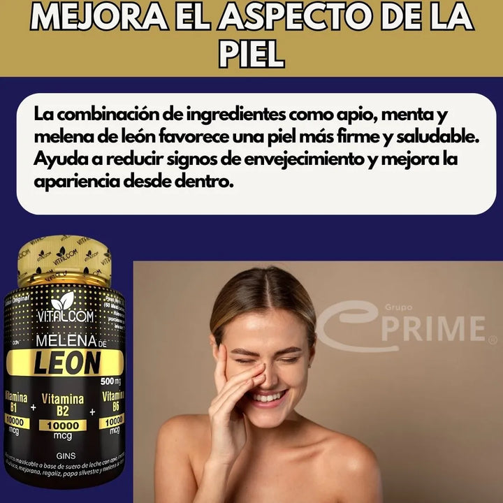 Melena De Leon Capsulas Natural - Imagen 5