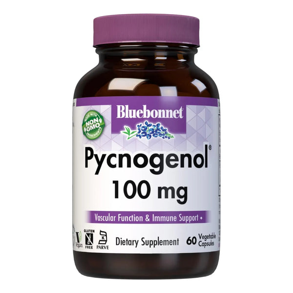 Capsulas Pycnogenol 100 Mg Antioxidante Natural Vegano 60 Unidades