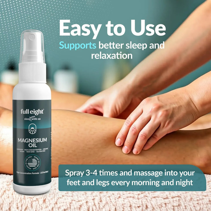 Aceite De Magnesio Puro Spray Corporal Lavanda Para Aliviar - Imagen 6