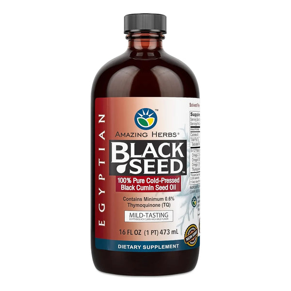 Aceite De Comino Negro Egipcio Prensado En Frío 480 Ml Apoya - Imagen 1