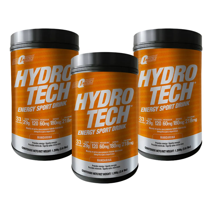 Hidratante Energética Hydrotech Mandarina 1200g Shaker Whey - Imagen 1