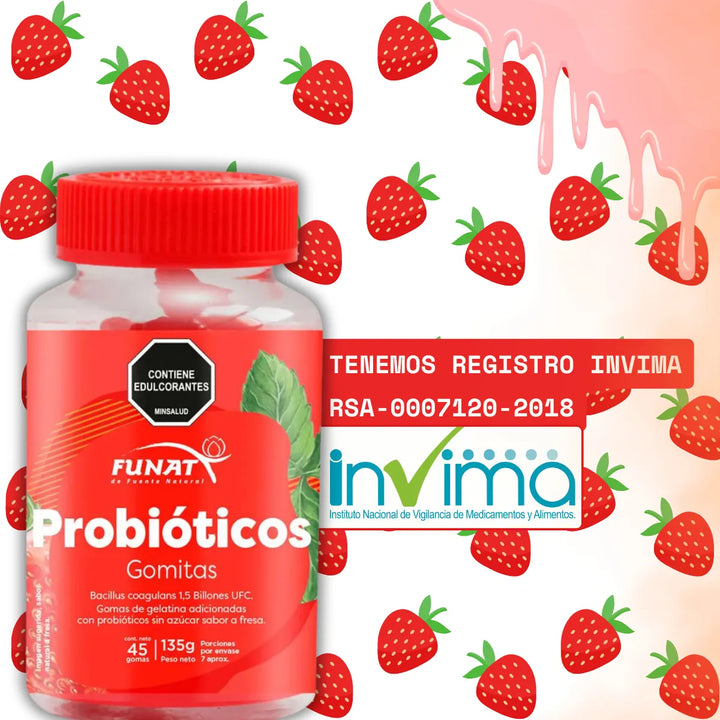 Gomitas Con Probióticos Funat - Imagen 5
