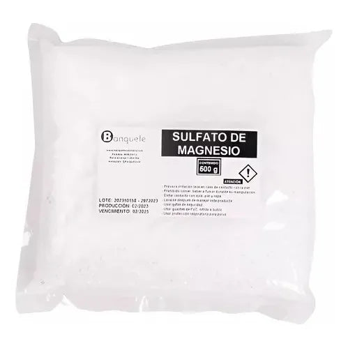 Sulfato De Magnesio Usp 500gr - Imagen 3