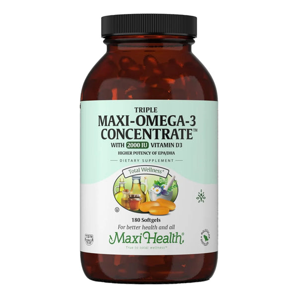 Aceite De Pescado Omega-3 Triple Concentrado Con 2000 Iu De - Imagen 1
