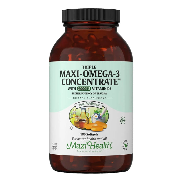Aceite De Pescado Omega-3 Triple Concentrado Con 2000 Iu De - Imagen 1