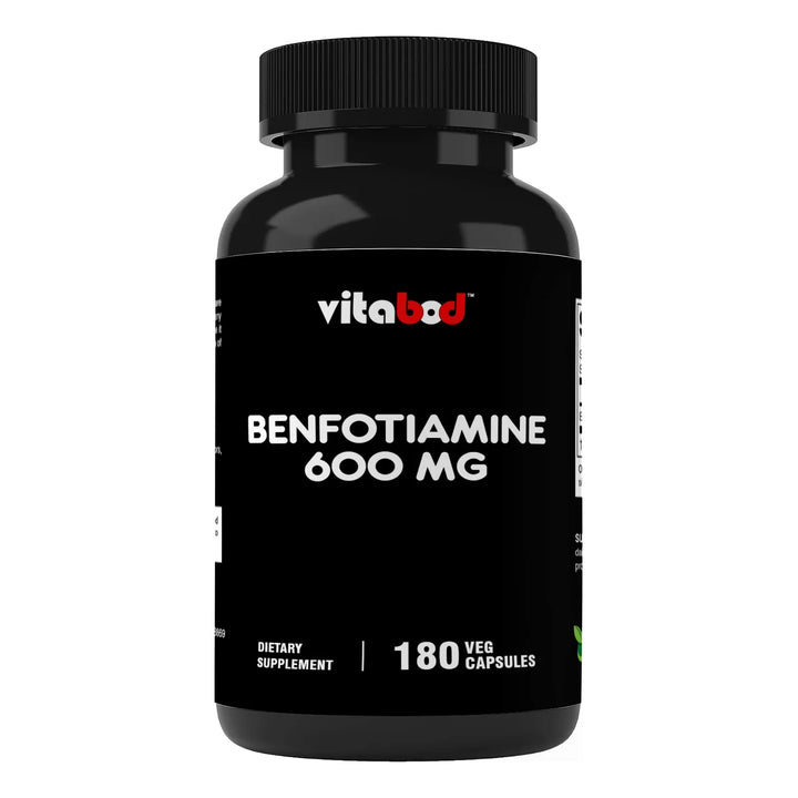 Benfotiamina 600mg 180 Cápsulas Vitamina Liposoluble - Imagen 1