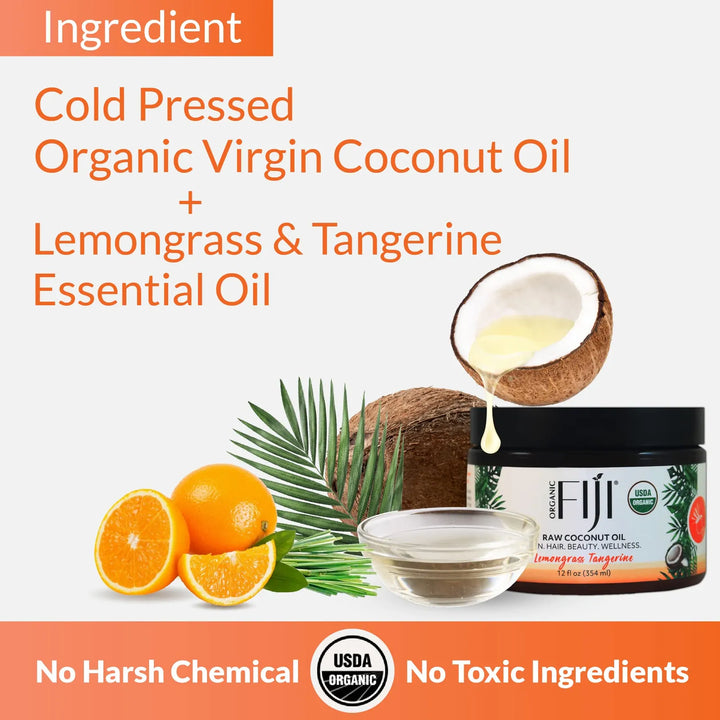 Aceite De Coco Crudo Prensado En Frío Para Cabello Y Piel Co Fragancia - Imagen 6