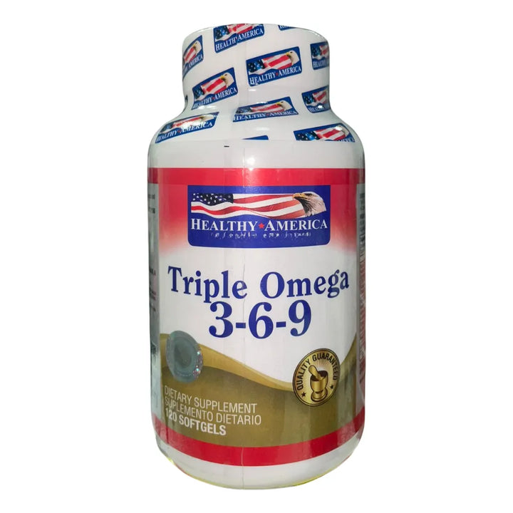 Triple Omega 3 6 9 X 120 Sg Healthy America - Imagen 6