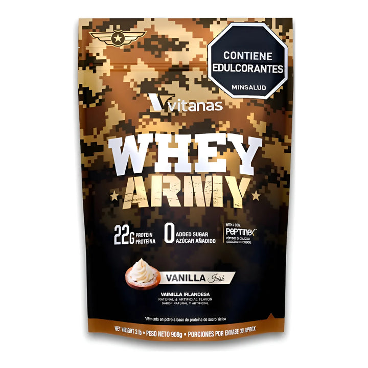 Proteina Whey Army 2 Lb Vitanas - Imagen 1