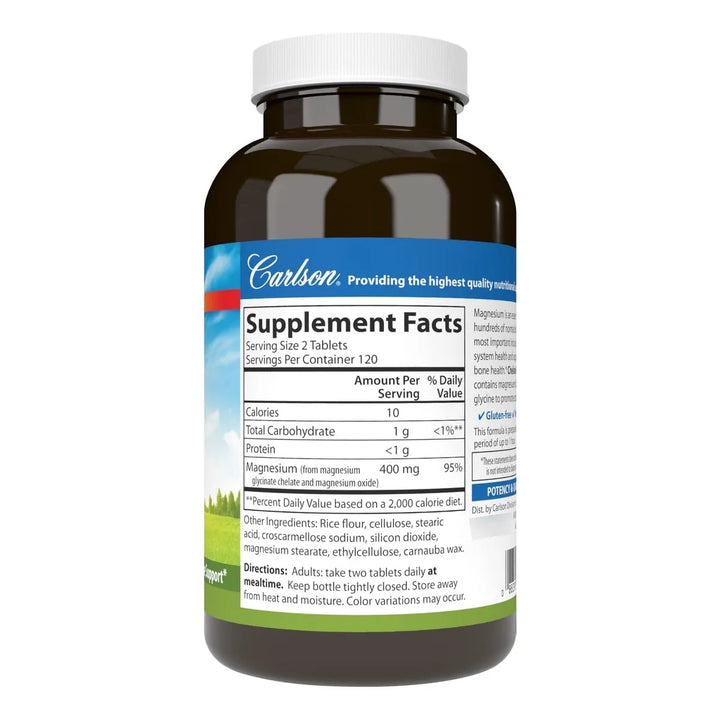 Glicinato De Magnesio 200 Mg Absorción Superior Salud Cardia - Imagen 2