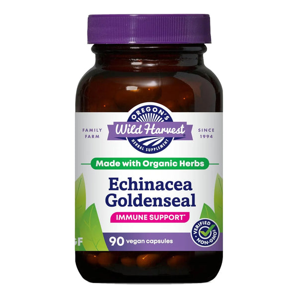 Cápsulas Orgánicas Echinacea Goldenseal Apoyo Inmunológico 9 - Imagen 1