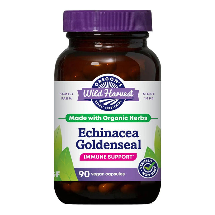Cápsulas Orgánicas Echinacea Goldenseal Apoyo Inmunológico 9 - Imagen 1