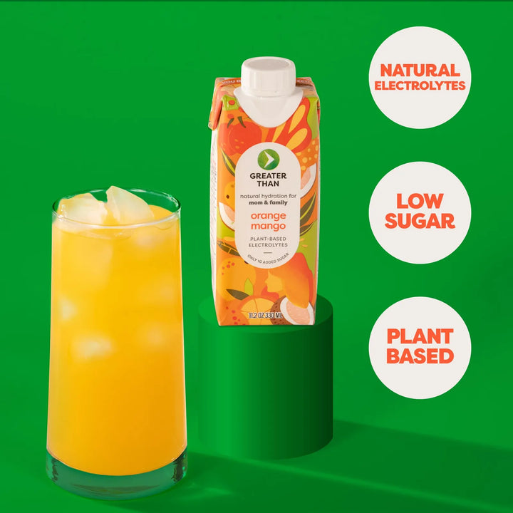 Agua De Coco Con Frutas Para Lactancia Mango Naranja Hidrata - Imagen 3
