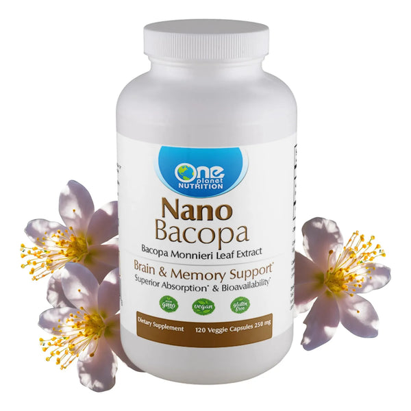 Cápsulas De Bacopa Monnieri 250 Mg Para Mejorar Memoria Y En - Imagen 1