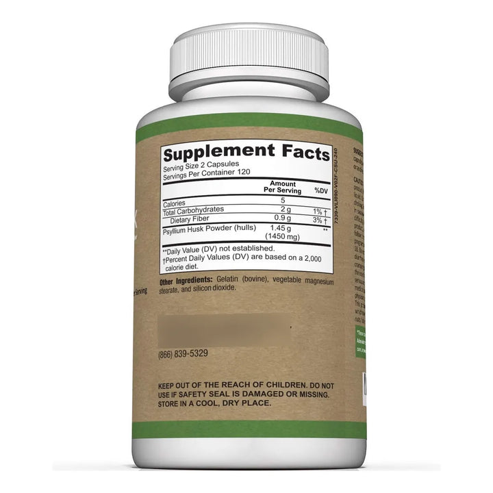 Cápsulas De Psyllium Husk 240 Unidades 0.7 Gramos Cada Una I - Imagen 2