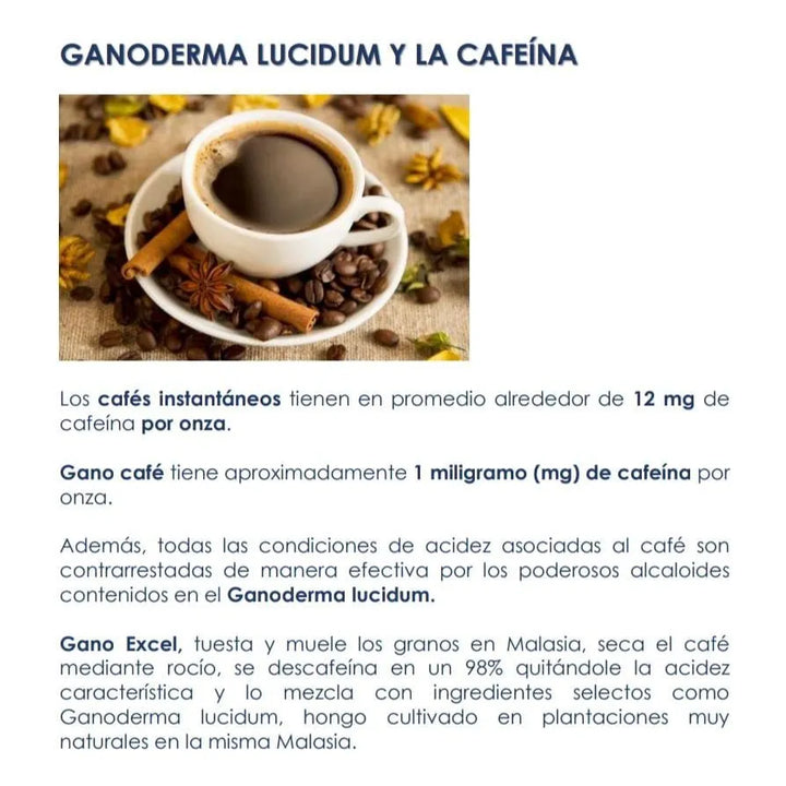 Gano Café 3en1 (pack X 2 Cajas) Cafe Tipo Capuccino - Imagen 3