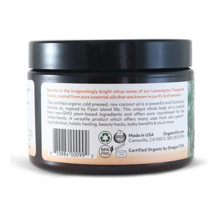 Aceite De Coco Crudo Prensado En Frío Para Cabello Y Piel Co Fragancia - Imagen 3