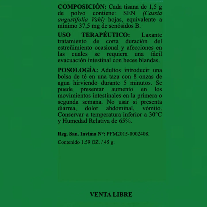 3 Ballerina - Te Adelgazante (30 Bolsas) Invima - Imagen 7