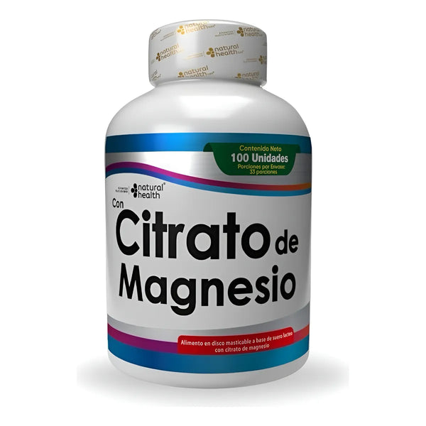 Citrato De Magnesio Alta Absorcion Combinado 100 Capsulas N/a - Imagen 1