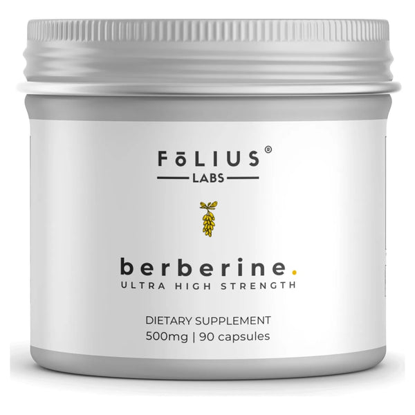 Berberina Hcl 97 Pura 500 Mg 90 Capsulas Suplemento Natural Vegano