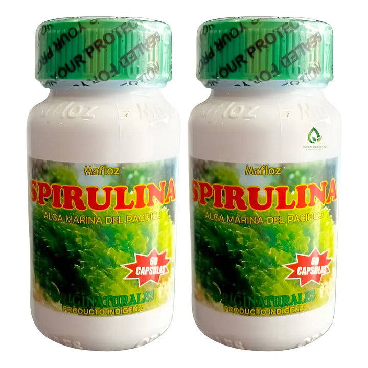 Spirulina X  60 Cps Promo X 2 Ninguno - Imagen 1