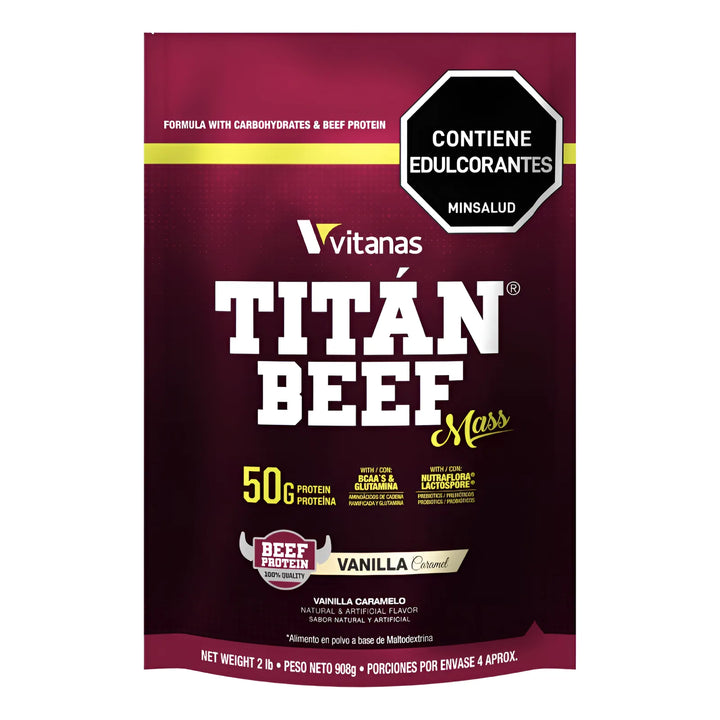 Proteina Titan Beef Mass 2 Lb - Imagen 1