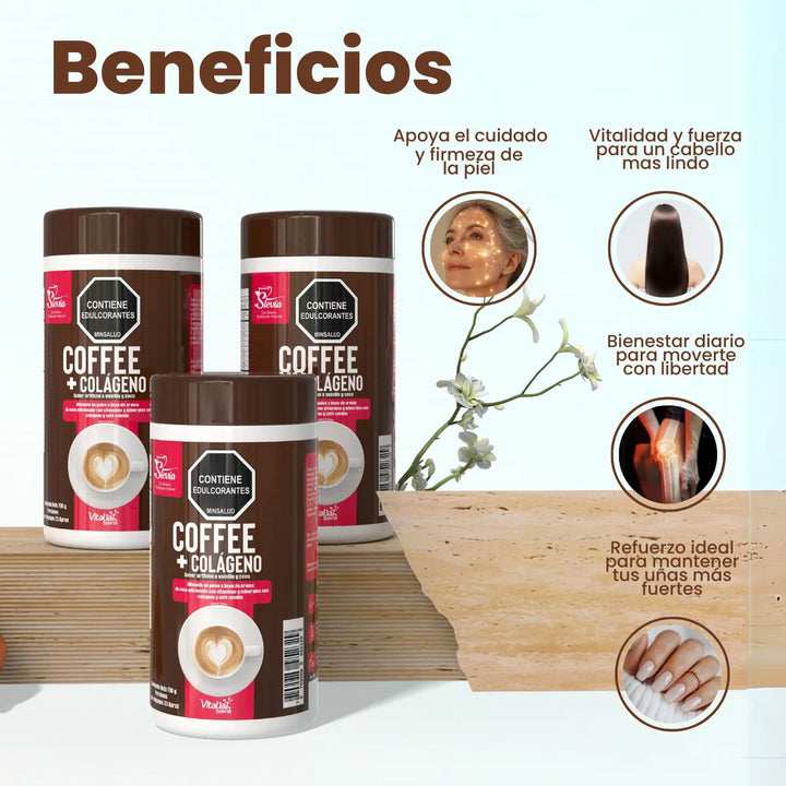 Coffee Plus Vitaliah Colágeno Hidrolizado X3 - Imagen 2