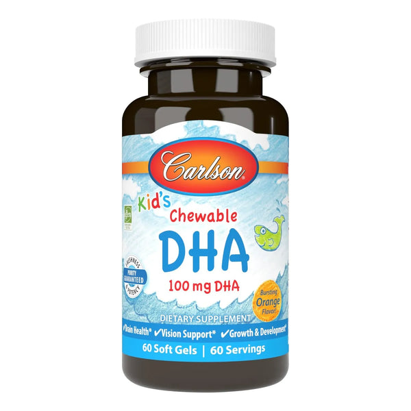 Dha Masticable Para Niños 100 Mg Desarrollo Cerebral Y Visió - Imagen 1