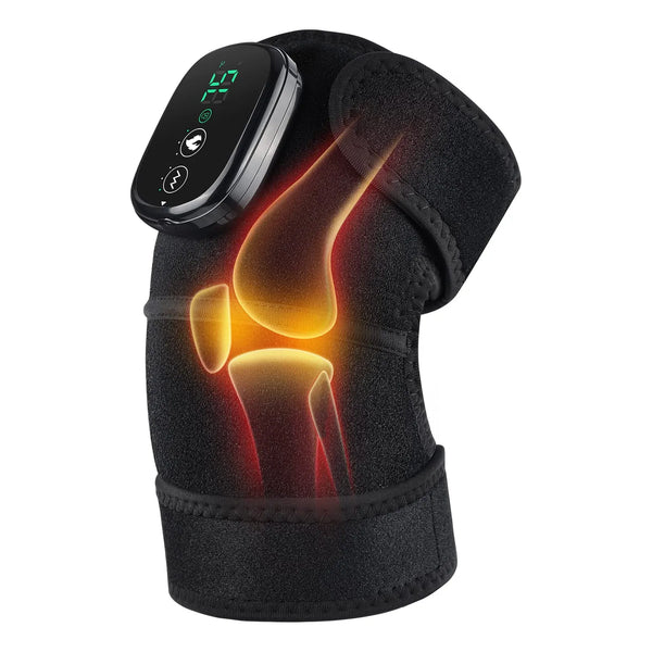 Masajeador De Rodilla Eléctrico Con Calor Y Vibración Almohadilla Térmica Para Artritis