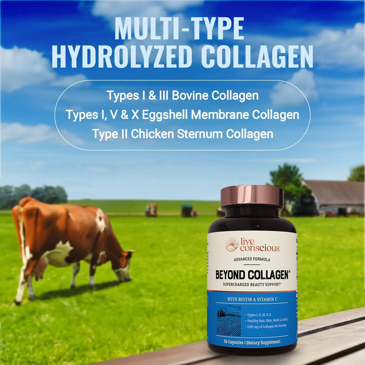 Cápsulas De Colágeno Múltiple 90 Cap Biotina Y Vitamina C - Imagen 2
