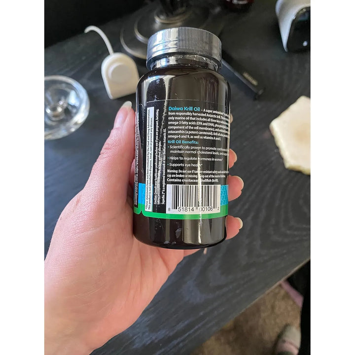 Aceite De Krill 1000mg Cápsulas Blandas Omega 3 6 9 Astaxant - Imagen 9