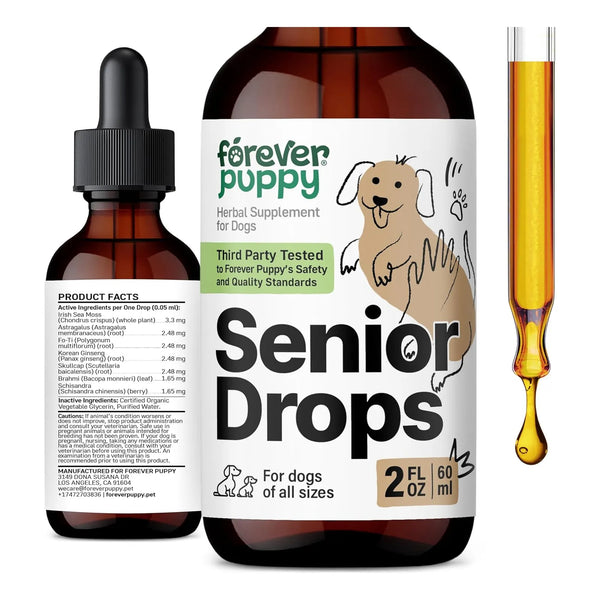 Complejo Inmunológico Y Cerebral Para Perros Ancianos Vitami Suplemento Líquido Natural