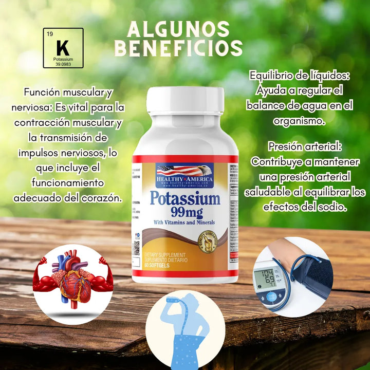 Potassium Potasio X60 Healthy - Imagen 2