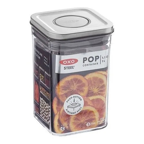 Contenedor Pop 2.0 Tapa Acero 1 Litro Mantiene Temperatura Ideal