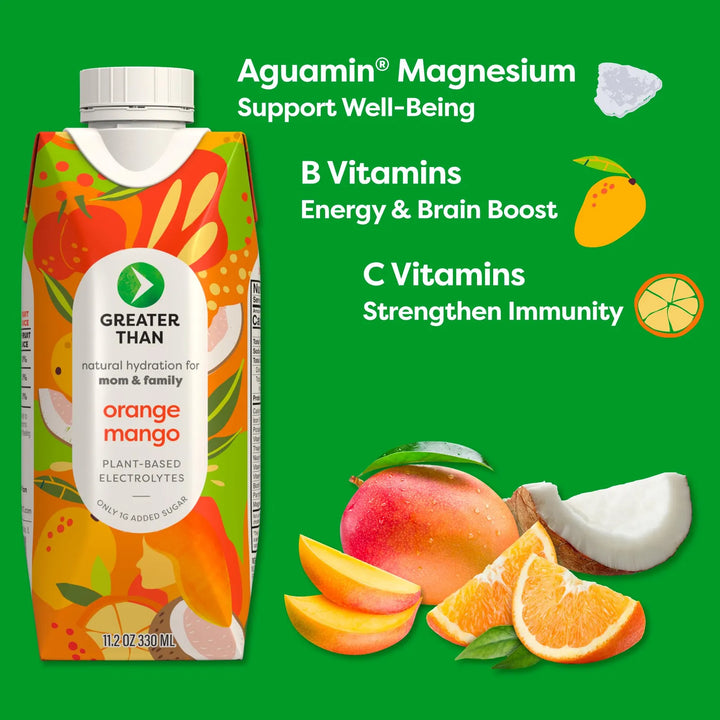 Agua De Coco Con Frutas Para Lactancia Mango Naranja Hidrata - Imagen 4