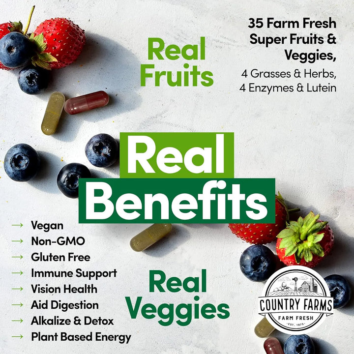 Cápsulas Energizantes De Frutas Y Verduras Antioxidantes 30 - Imagen 5