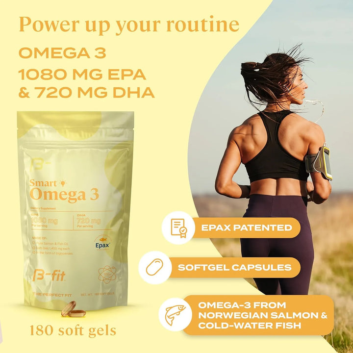 Aceite De Pescado Omega 3 1800 Mg Ácidos Grasos 1080 Mg Epa - Imagen 2