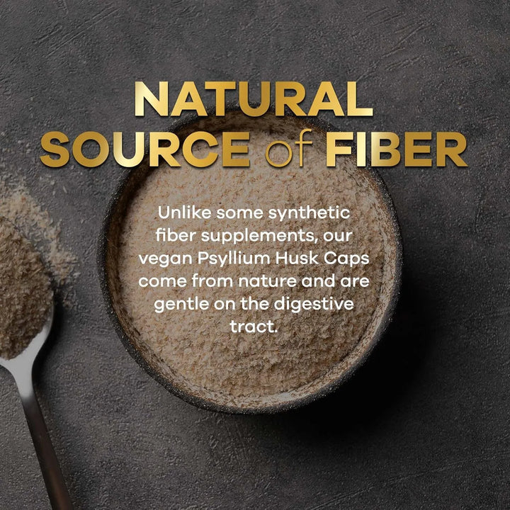 Cápsulas Cáscara Psyllium 1500 Mg Fibra Soluble E Insoluble - Imagen 9