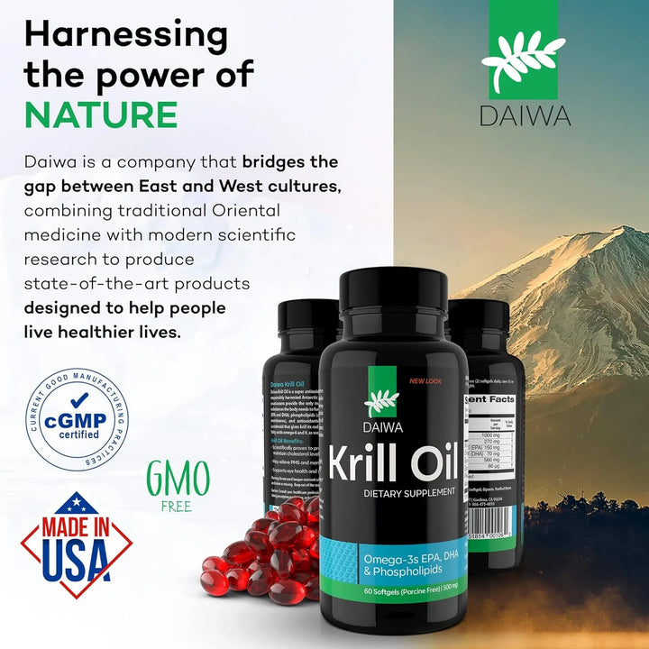 Aceite De Krill 1000mg Cápsulas Blandas Omega 3 6 9 Astaxant - Imagen 6