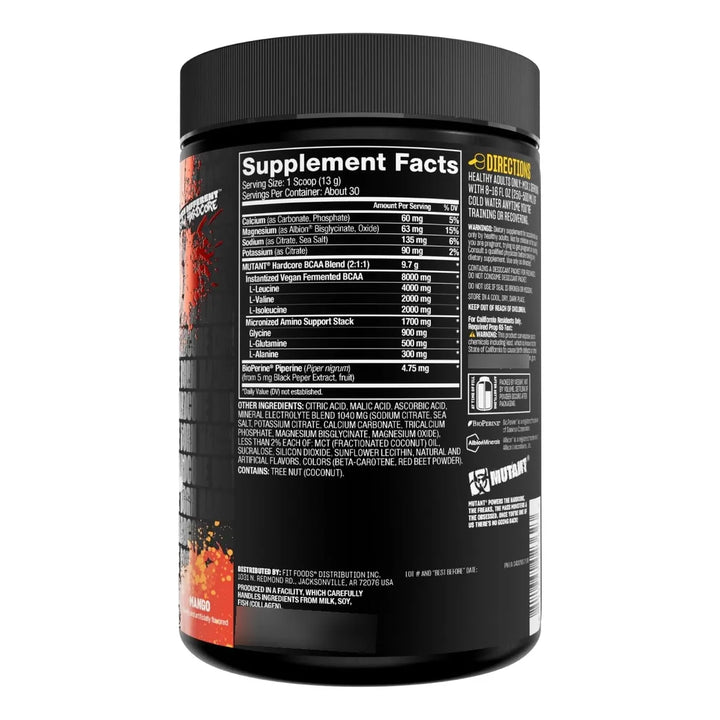 Bcaa Hardcore Para Pre Intra O Post Entrenamiento Hidratació - Imagen 8