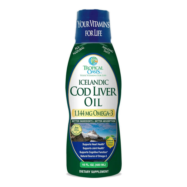 Aceite De Hígado De Bacalao Islandés 1144 Mg Omega 3 Sabor L - Imagen 1