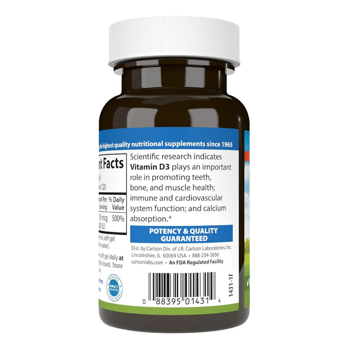 Vitamina D3 4000 Ui 100 Mcg Cápsulas Para Salud Ósea E Inmun - Imagen 9