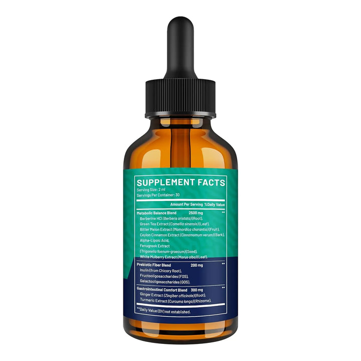 Berberina Líquida 3000 Mg Gotas Liposomales 12 Ingredientes - Imagen 2
